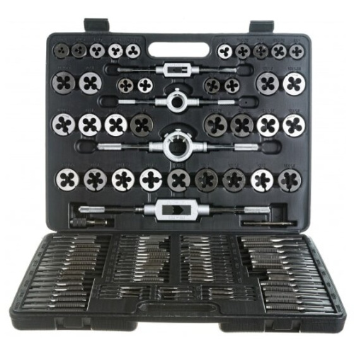 Набор метчиков и плашек метрический ЭВРИКА ER-01101