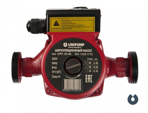 Насос UNIPUMP UPC 25-60 180 (50058) циркуляционный (1/1)