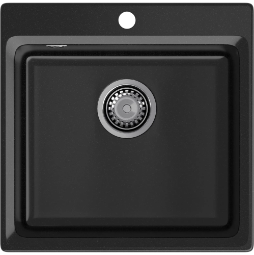 Мойка GranFest Level GF-LV-510 мрамор, черный