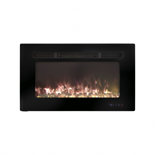 Электрокамин RealFlame Alpha с камнями, навесной