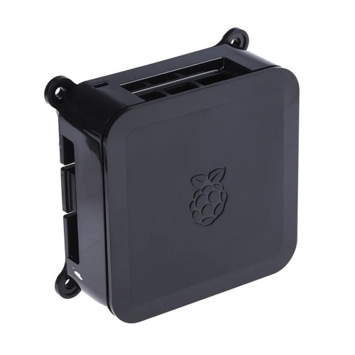 Корпус Raspberry Pi Корпус DesignSpark (136-0233 (136-0232)) ABS Case для Raspberry Pi 3 B/B+ , встроенное крепление VESA (100х100мм), черный