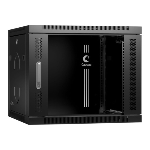 Шкаф коммутационный CABEUS SH-05F-9U60/35-BK