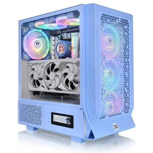 Корпус Thermaltake Ceres 330 TG ARGB Hydrangea (CA-1Y2-00MFWN-00) синий без БП ATX 3x140mm 2xUSB3.0 audio bott PSU