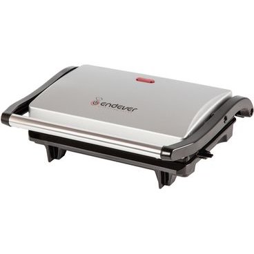 Электрогриль ENDEVER Grillmaster 115 серебристый/черный