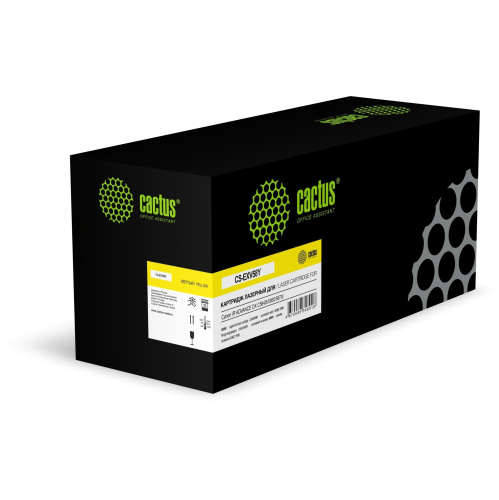 Картридж лазерный Cactus CS-EXV58Y желтый 60000стр для Canon IR Advance DX C5840i/5850/5870I