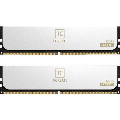 ОЗУ TEAMGROUP T-Create Expert 32GB (CTCWD532G7200HC34ADC01) (2x16GB) DDR5 7200MHz CL34 (34-42-42-84) 1.4V / White