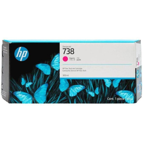 Картридж HP 676M7A 738 300-ml Magenta DesignJet Ink Cartridge