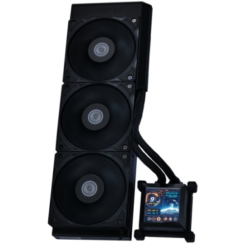 СВО Lian Li HydroShift LCD 360S (HSLCD36SB Black) (G89.GHSLCD36SB.R0) / 3x120mm PWM Fans