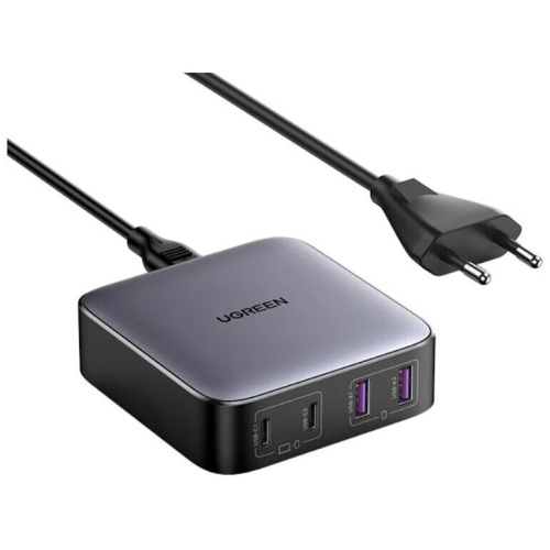 СЗУ Ugreen CD327 (90747) Nexode 2*USB-A+2*USB-C 65W Desktop Fast Charger EU black
