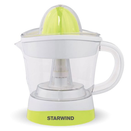 Соковыжималка Starwind SJ 1121 красный/прозрачный