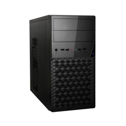 Корпус ExeGate EX284032RUS Minitower BA-203U Black, mATX, без БП, 2*USB+1*USB3.0, Audio