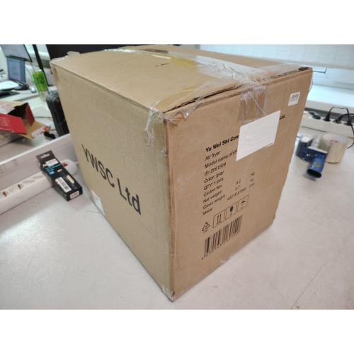 УЦ Аэрогриль Hyundai HYF-3008 серый/черный (плохая упаковка, б/у, восстановление теплового датчика)