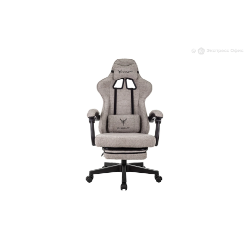 Кресло игровое Knight Lord/F бежевый Camby 20 крестов. пластик подст.для ног