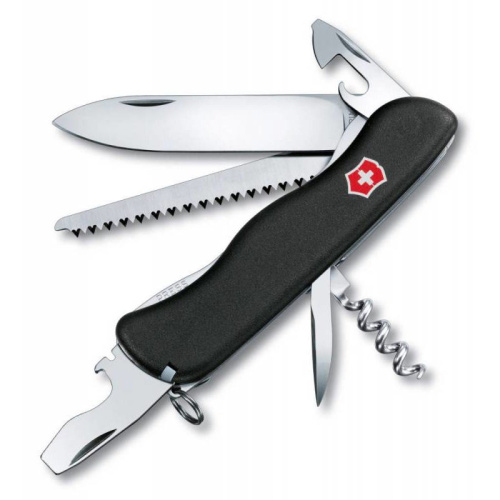 Нож перочинный Victorinox Forester (0.8363.3) 111мм 12функций черный карт.коробка