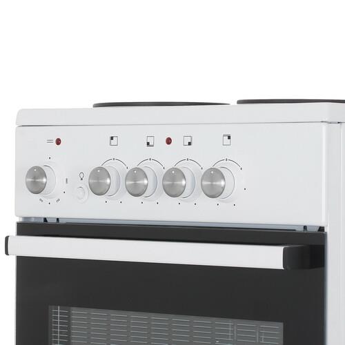 Электрическая плита De Luxe 5004.18э белый