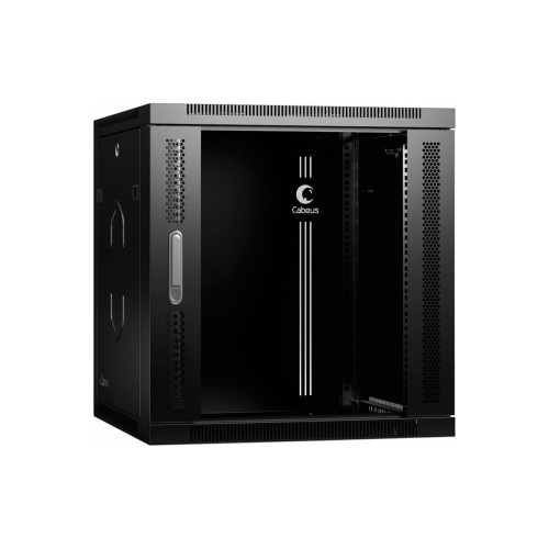 Шкаф коммутационный CABEUS SH-05F-12U60/45-R-BK