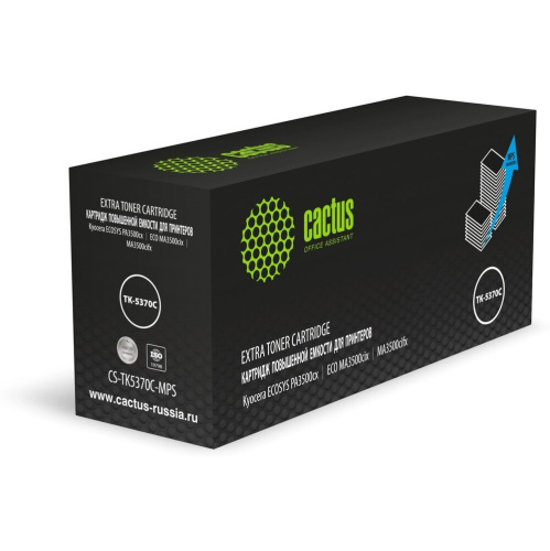 Картридж лазерный Cactus CS-TK5370C-MPS голубой 13000стр для Kyocera Ecosys PA3500cx/ECO MA3500cix/MA3500cifx