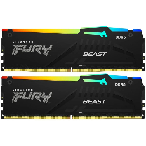 ОЗУ Kingston Fury Beast KF560C30BBEAK2-64 DDR5 - 2x 32ГБ 6000МГц, DIMM, Ret