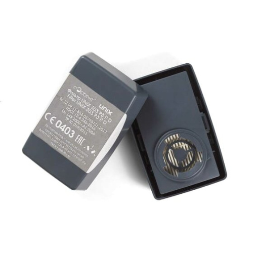 Фильтр противоаэрозольный Unix 303 (102-022-0003) класса P3 R D 2шт