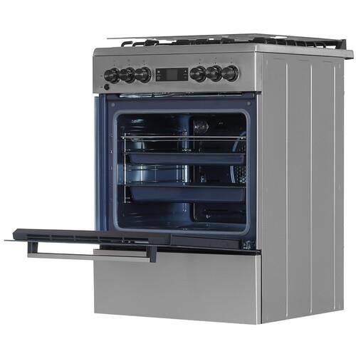 Комбинированная плита Beko FSM62320TXD серебристый