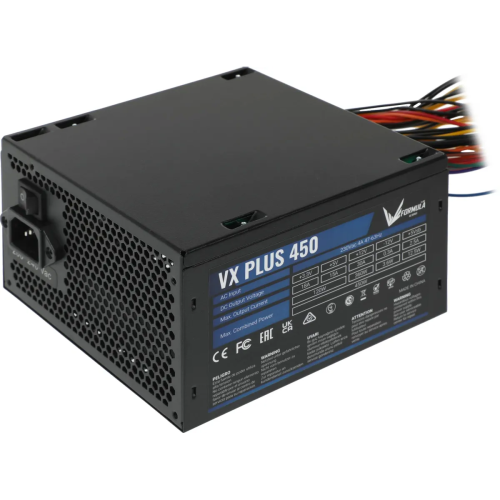 Блок питания Formula AC VX Plus (VX-450 Plus) ATX 450W (20+4pin) 120mm fan 2xSATA RTL