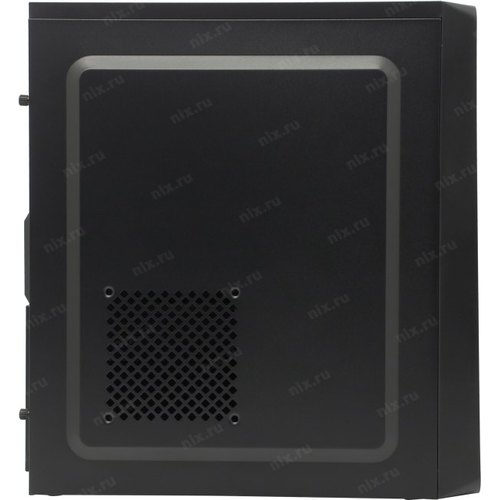 Корпус ExeGate XP-332 Black EX283074RUS ATX, XP600, Black,120mm, 2xUSB, Audio