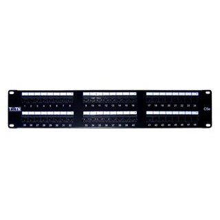Патч-панель Lanmaster TWT-PP48UTP 19" 2U 48xRJ45 кат.5e UTP