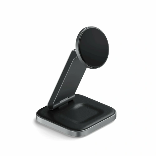 Зарядное устройство Satechi ST-Q31FM-EA 3-in-1 Foldable QI2 Wireless Charging Stand Space Gray