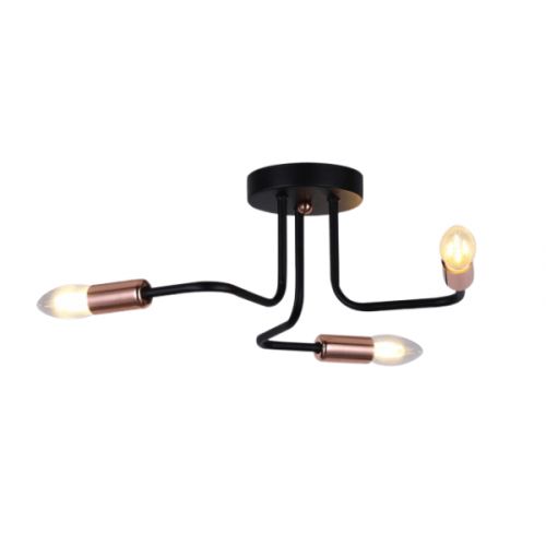 Люстра Hiper H124-3 Black/Gold