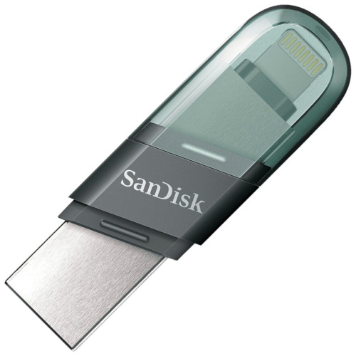 USB-флешка Sandisk 128Gb iXpand Flip SDIX90N-128G-GN6NE USB3.1 зеленый/серебристый