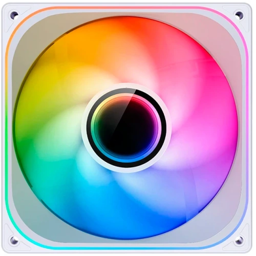 Вентилятор JONSBO ZA-140W 140х140х28мм (PWM, ARGB LED, 700-1800об/мин, белый) Retail