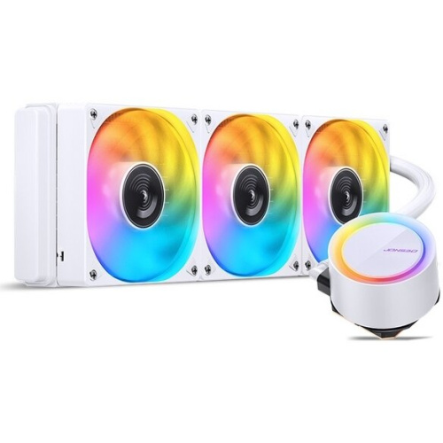 СВО JONSBO TG-360 ARGB White LGA 2011/1700/1200/115X/AM5/AM4 (TDP 300W, ARGB Fan and Pump, PWM, Triple Fan 120mm)