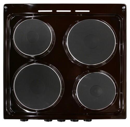 Электрическая плита De Luxe 5004.18э 014 коричневый
