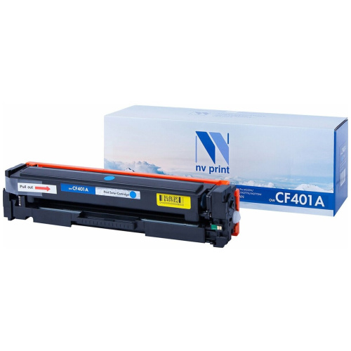 Картридж совместимый NVPrint NV-CF401AC HP Laser Jet Pro M252, MFP M277 CF401A Cyan (1400k)
