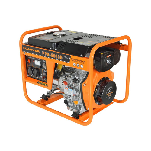 Генератор Carver PPG-5000D (01.020.00050) 3.6кВт
