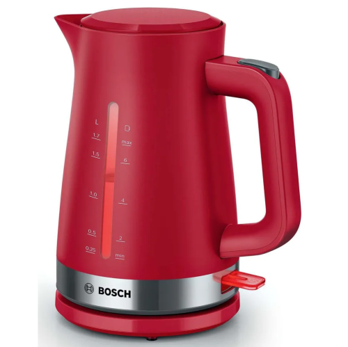 Электрочайник Bosch TWK4M224 красный корпус пластик
