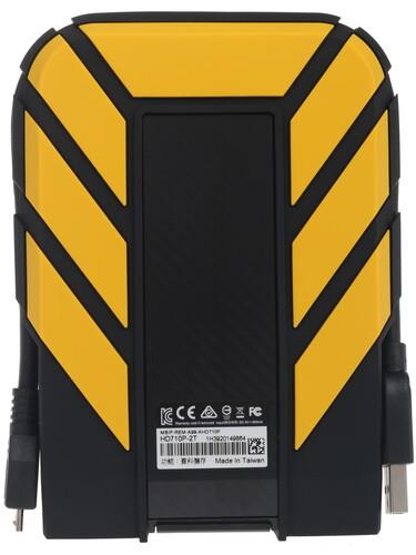 2 ТБ Внешний HDD ADATA HD710 Pro [AHD710P-2TU31-CYL]