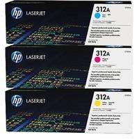 Картридж лазерный HP 312A CF440AM голубой/желтый/пурпурный x3упак. (2400стр.) для HP CLJ Pro M476