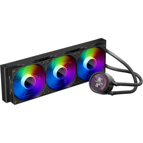 СВО 1STPLAYER TS4 360 Black (TS4-360-BK) / 3x120mm, ARGB, IPS display