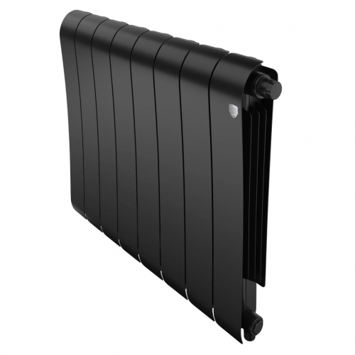 Биметаллический радиатор отопления  Royal Thermo Infinity 500 Vr80 8 Секций Noir Sable