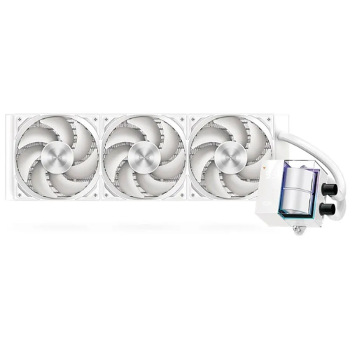 СВО PcCooler DS360 WH (310W, 360mm, LED temp., White, ARGB Pump/ Fans 3x120mm, 86.73CFM, 28dBA, 2200RPM)
