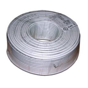 Кабель Lanmaster TWT-RG6U-CS48/1-WH RG-6/U F/UTP коаксиальный, общий экран 75Om PVC внутренний 100м белый