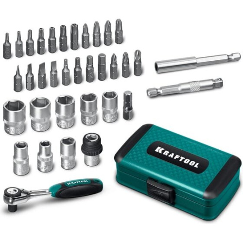 Набор бит и головок Kraftool X-Drive 35 (27974) 35 предметов