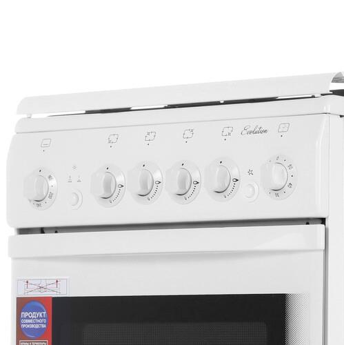 Газовая плита De Luxe 5040.33Г (КР) ЧР белый