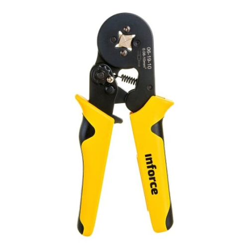Пресс клещи Inforce 06-19-10 квадратные 0.08-10 мм2