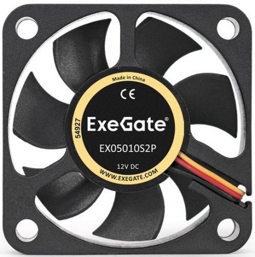 Вентилятор Exegate EX05010S2P EX283365RUS 50x50x10 мм, подшипник скольжения, 2pin, 4500RPM, 24dBA