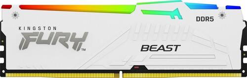 Оперативная память Kingston FURY Beast White RGB [KF556C40BWA-16] 16 ГБ