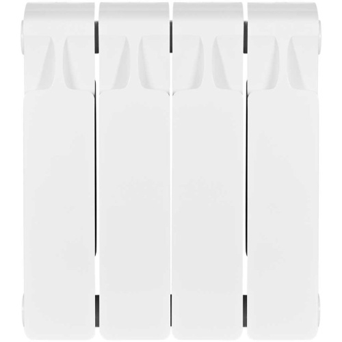 Биметаллический радиатор отопления Rifar Monolit 300 4 секций боковое подключение белый RAL 9016