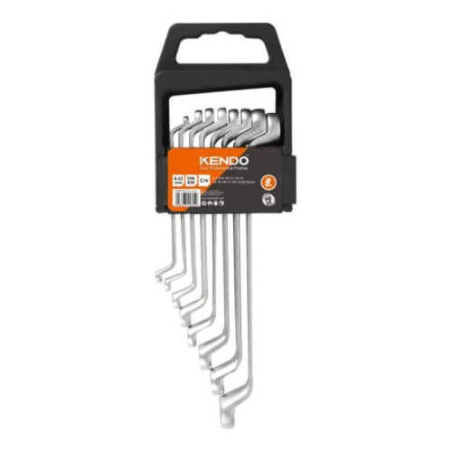 Набор ключей накидных KENDO 15845 с двойным смещением 8шт