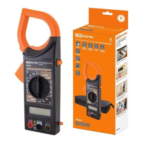 Токоизмерительные клещи TDM МастерЭлектрик М266 (SQ1005-0004)